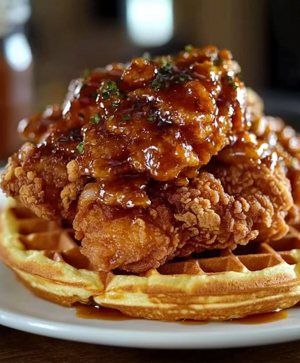 Southern Fried Chicken Waffles