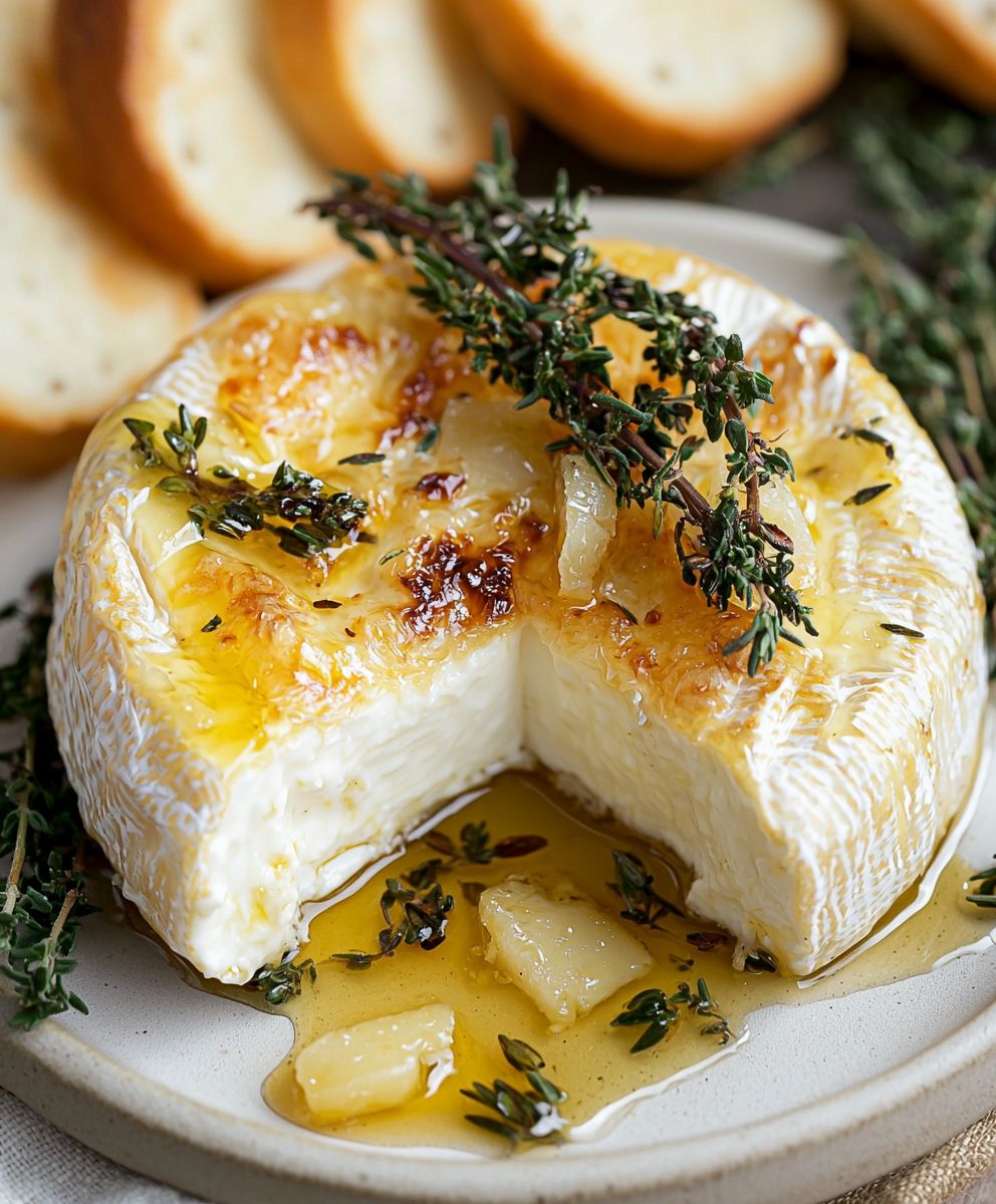 Air Fryer Brie with Honey