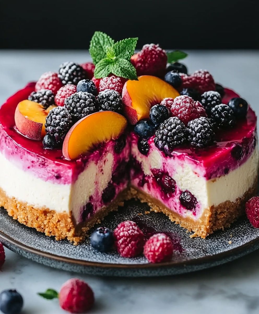 No-Bake Summer Cheesecake
