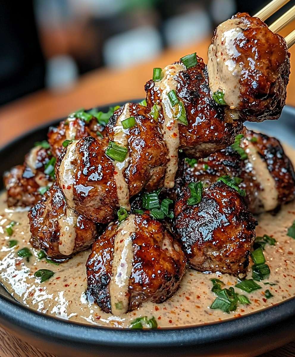 Korean BBQ Meatballs