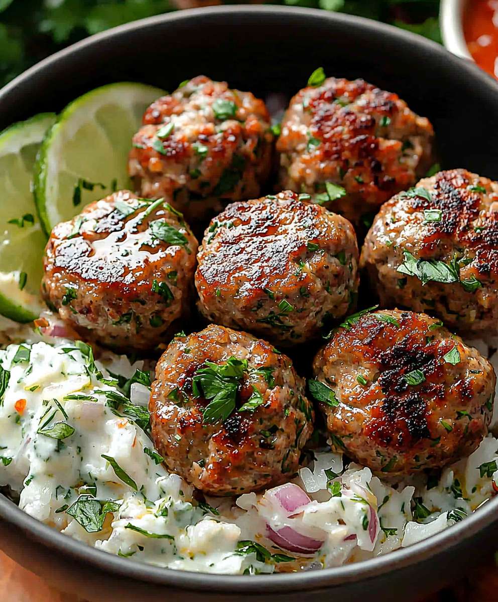 Turkey Greek Meatballs