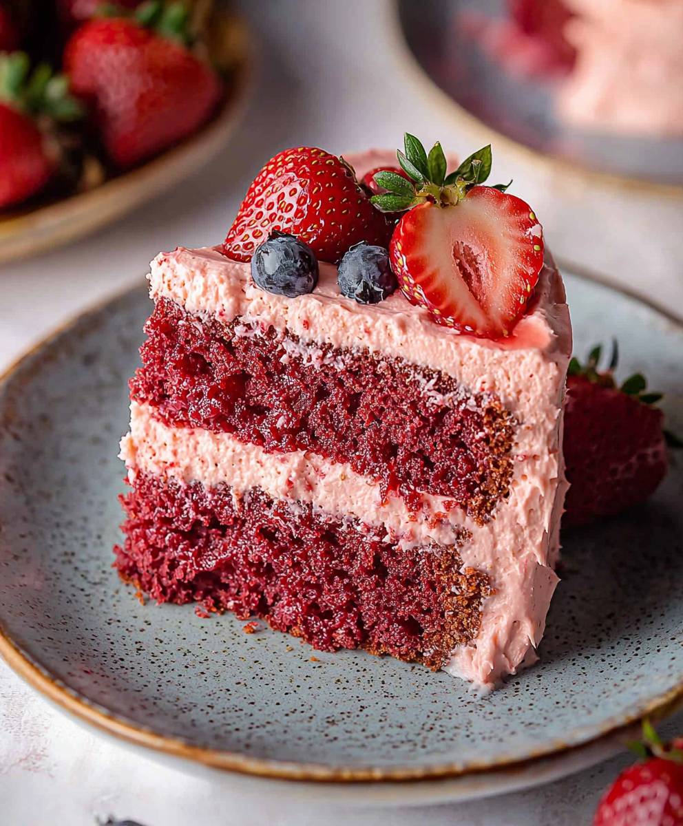Vegan Strawberry Cake