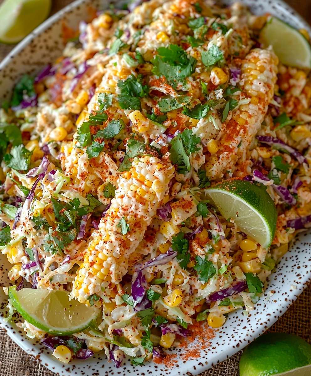 Mexican street corn coleslaw