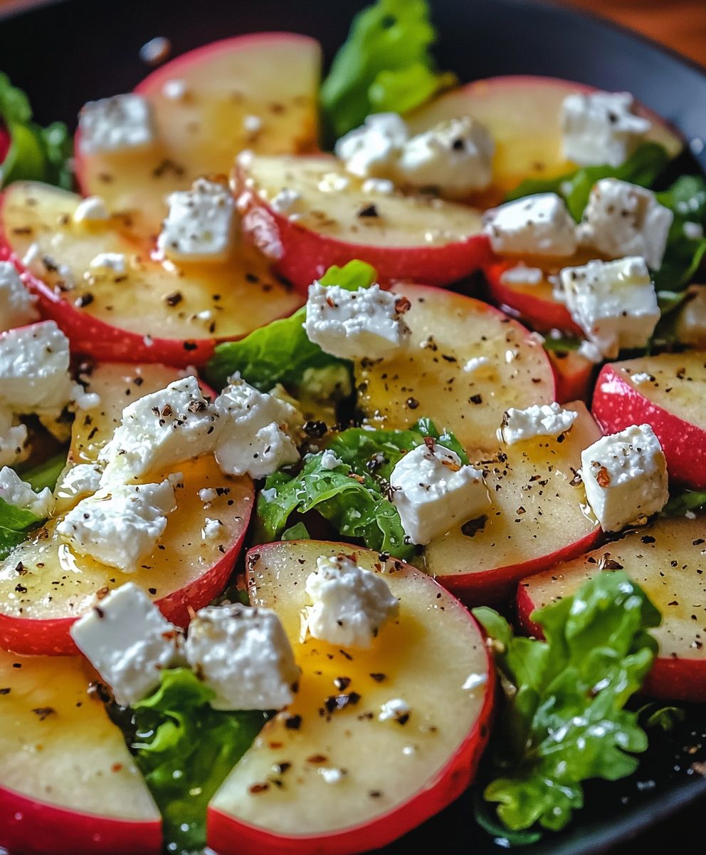 Apple feta salad
