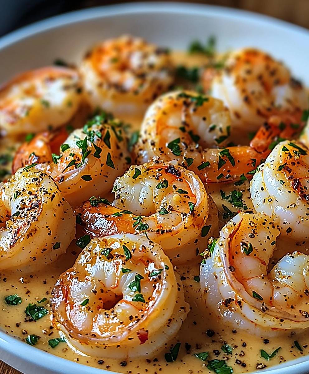 Creamy Garlic Shrimp