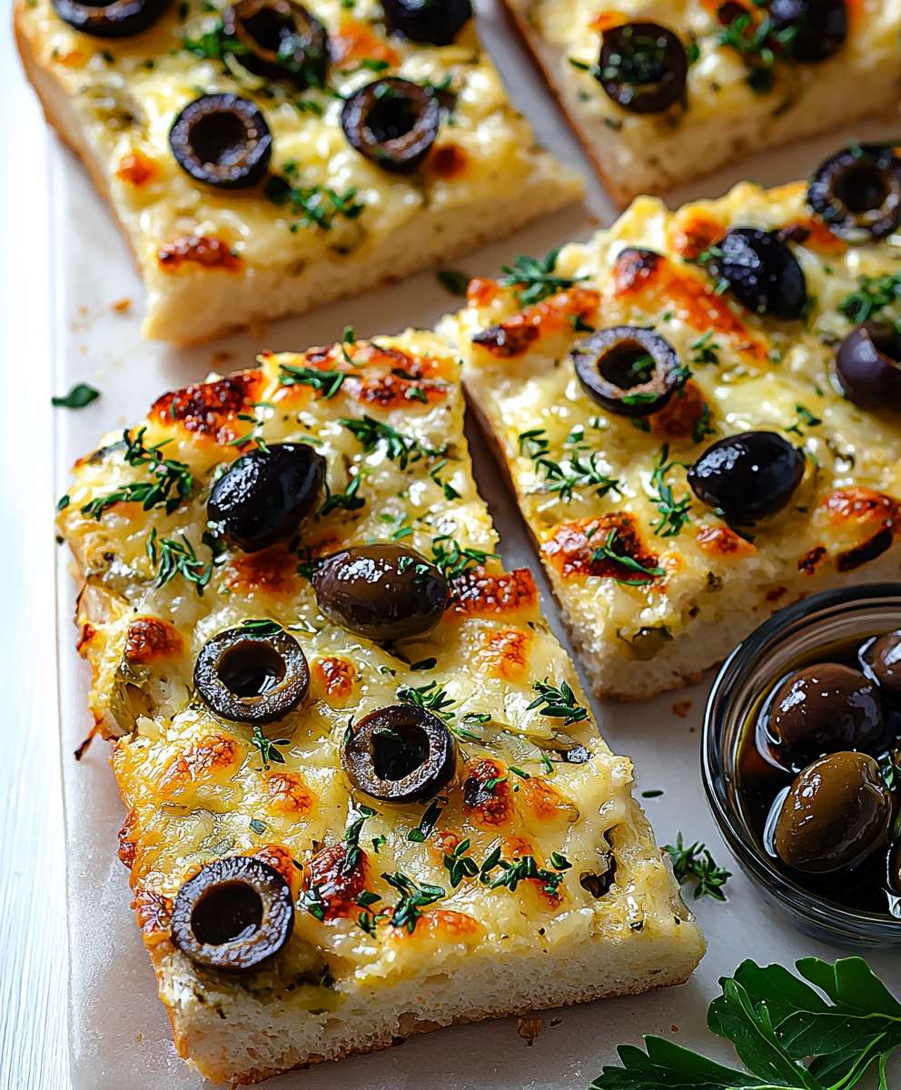 Olive cheese bread