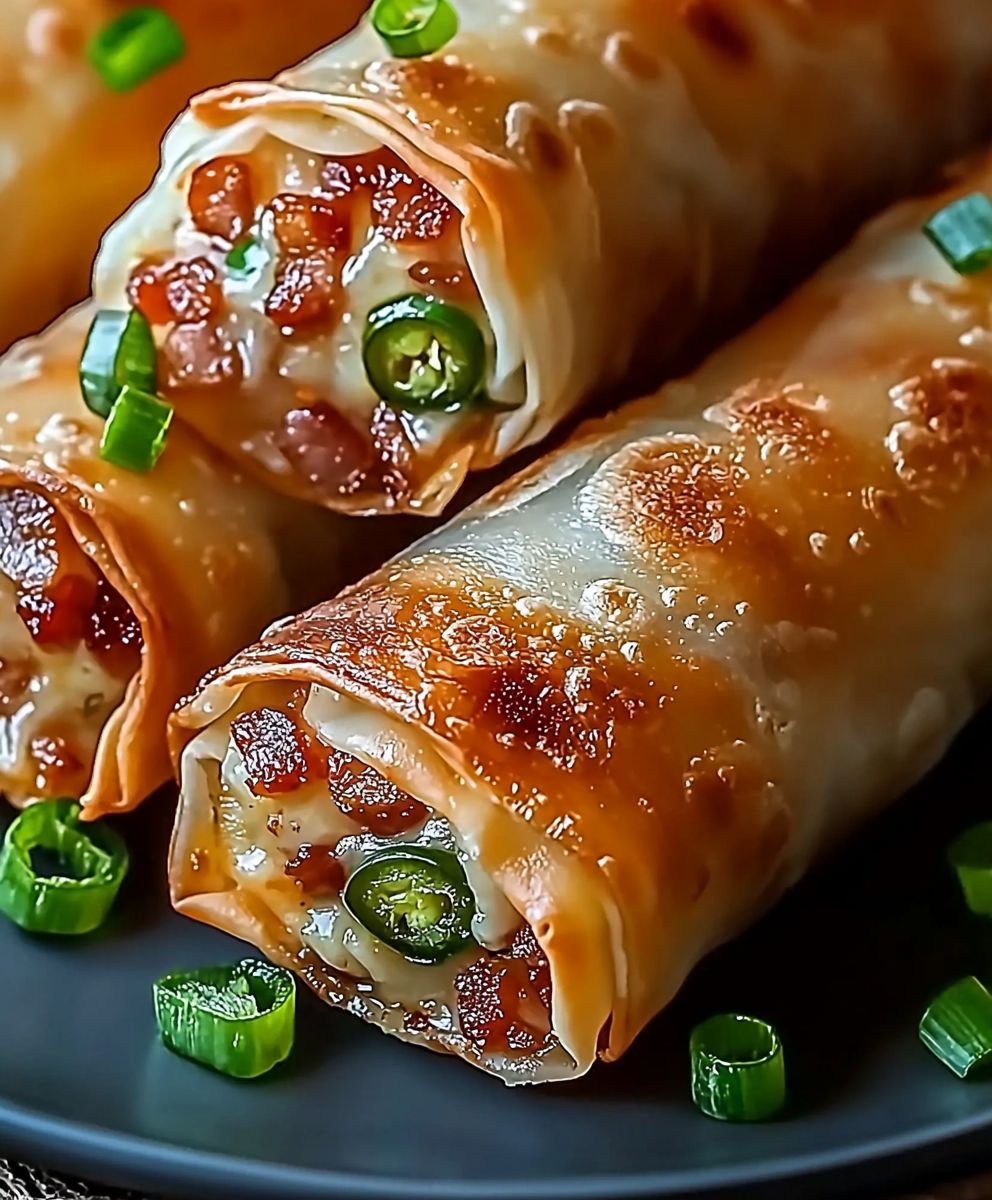 Bacon Jalapeno Popper Eggrolls