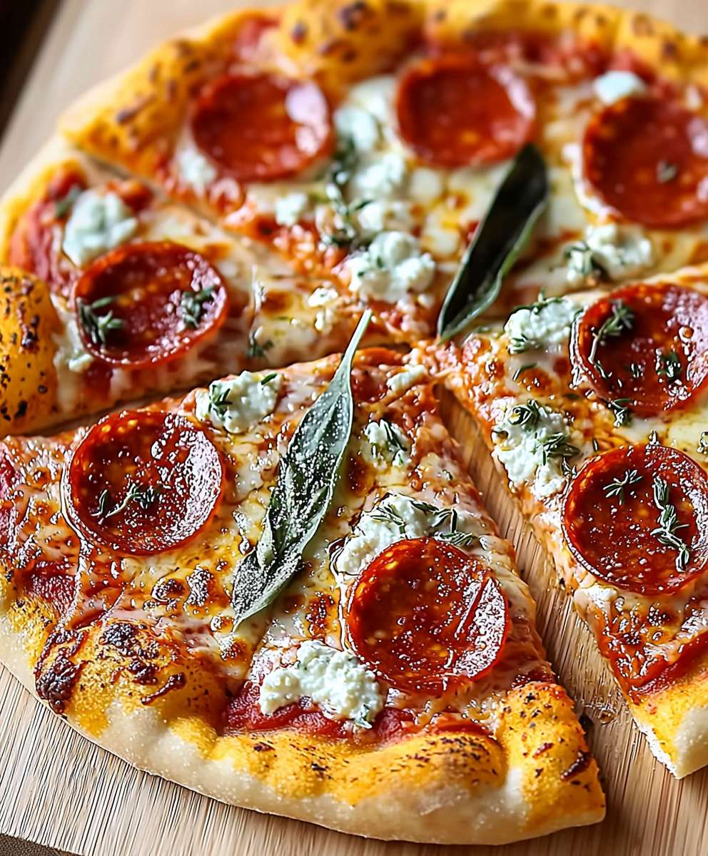 Hot Honey Pepperoni Pizza