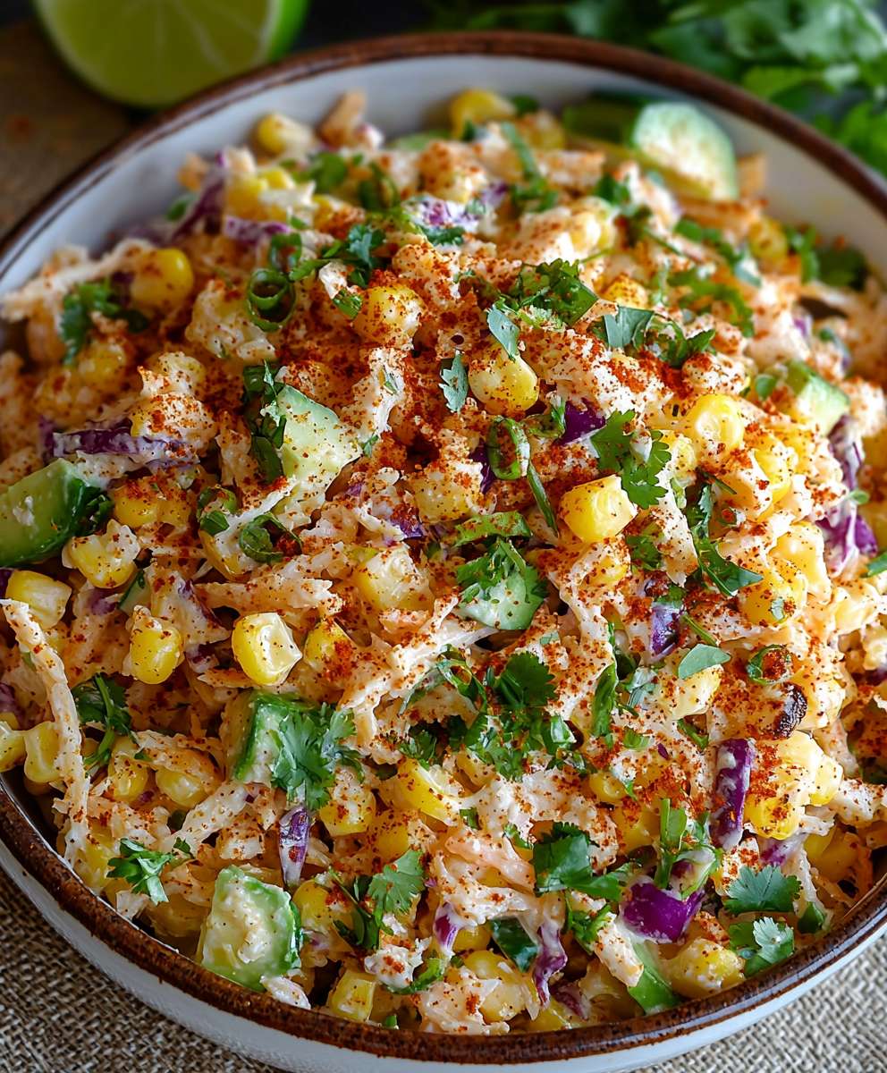 Mexican street corn coleslaw