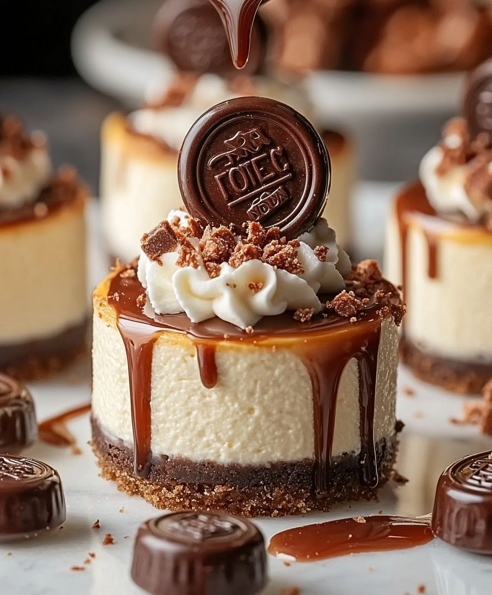 Mini Rolo Cheesecake