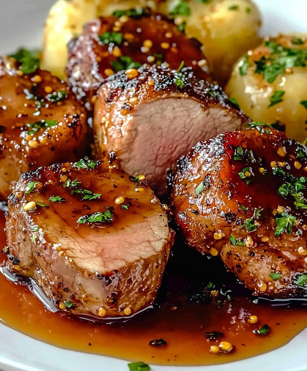 Maple Mustard Pork Tenderloin