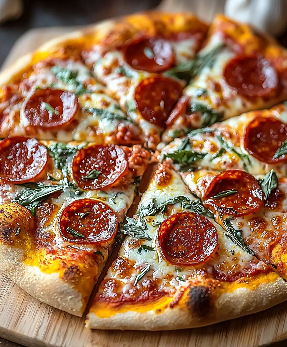 Hot Honey Pepperoni Pizza