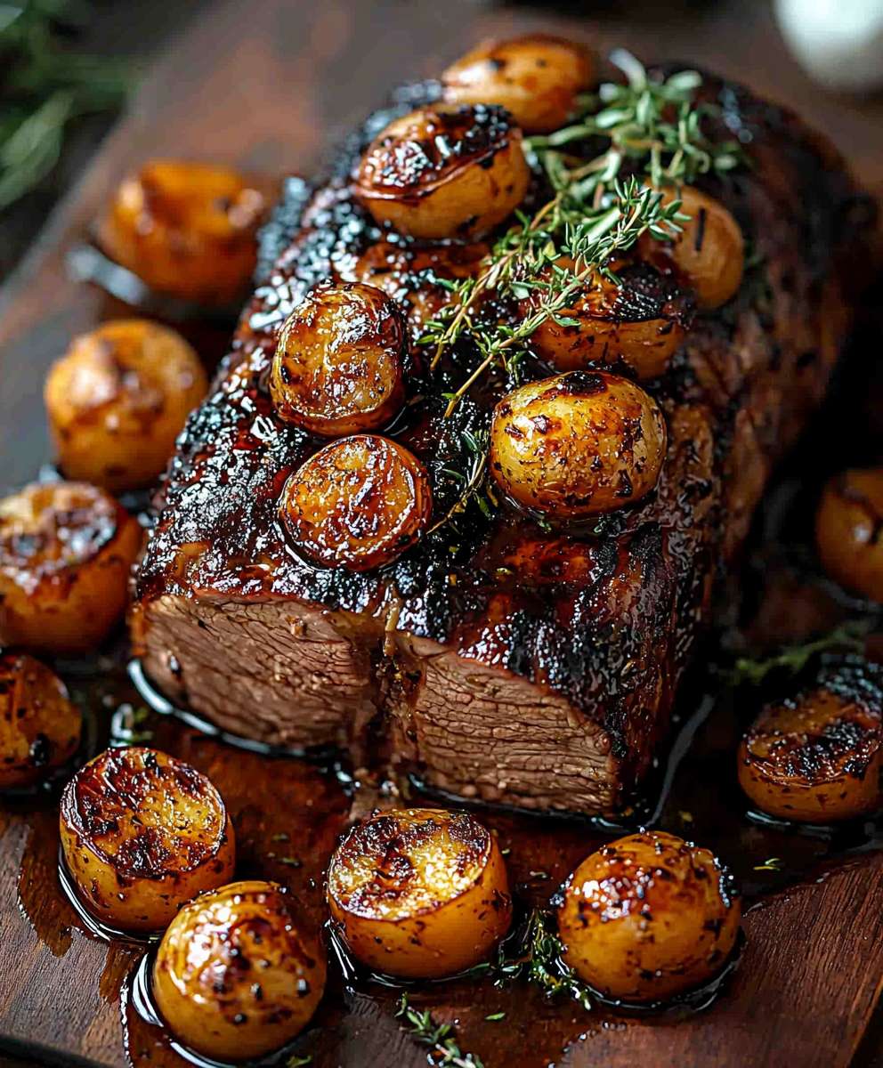 Balsamic Glazed Pork Roast