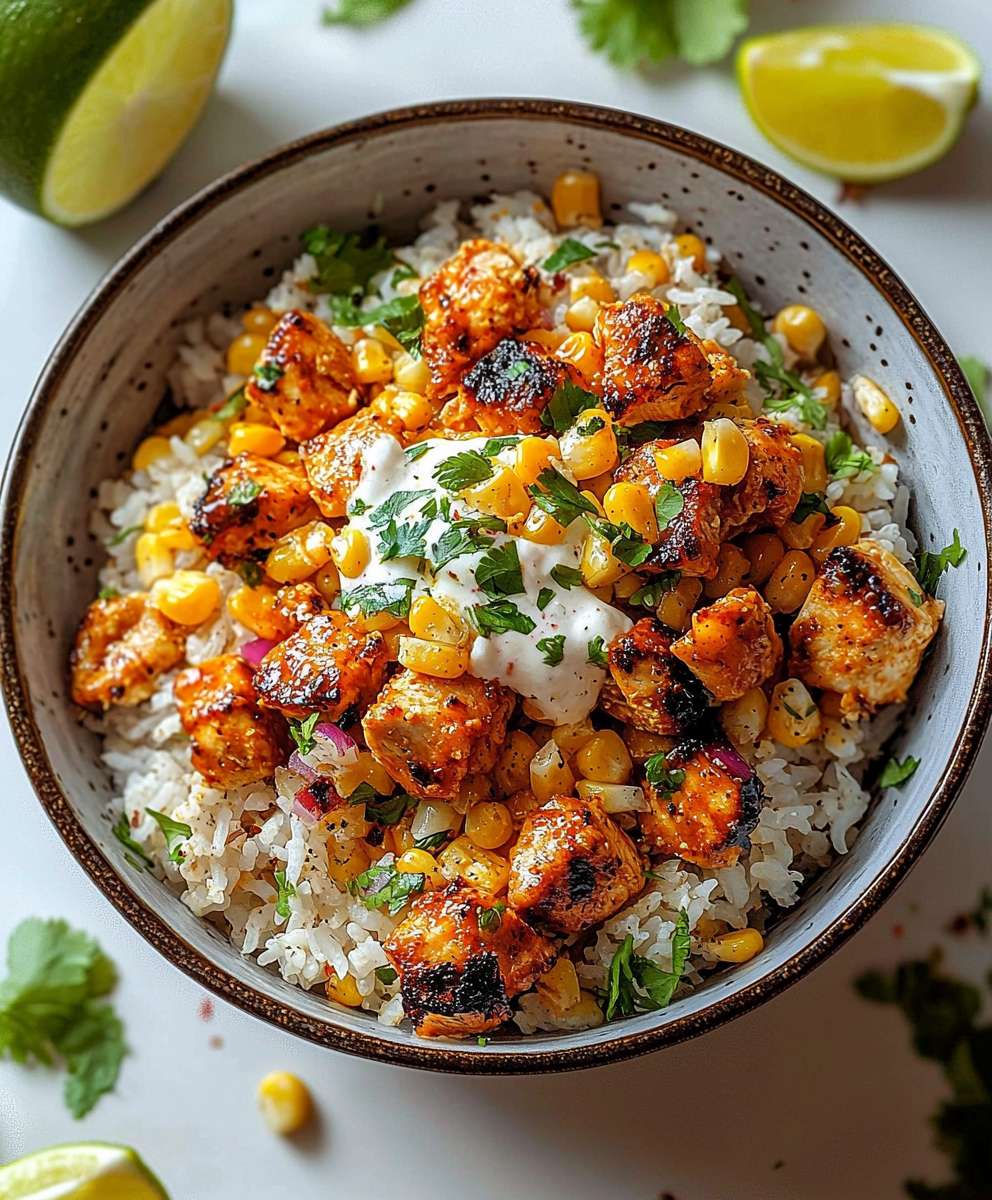 Street Corn Chicken Bowl