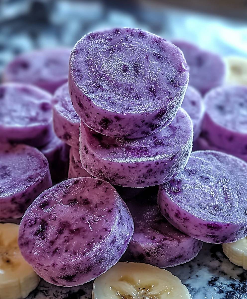 Blueberry Banana Frozen Dog Treats