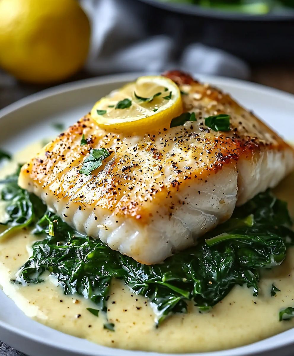 Lemon Garlic Sea Bass