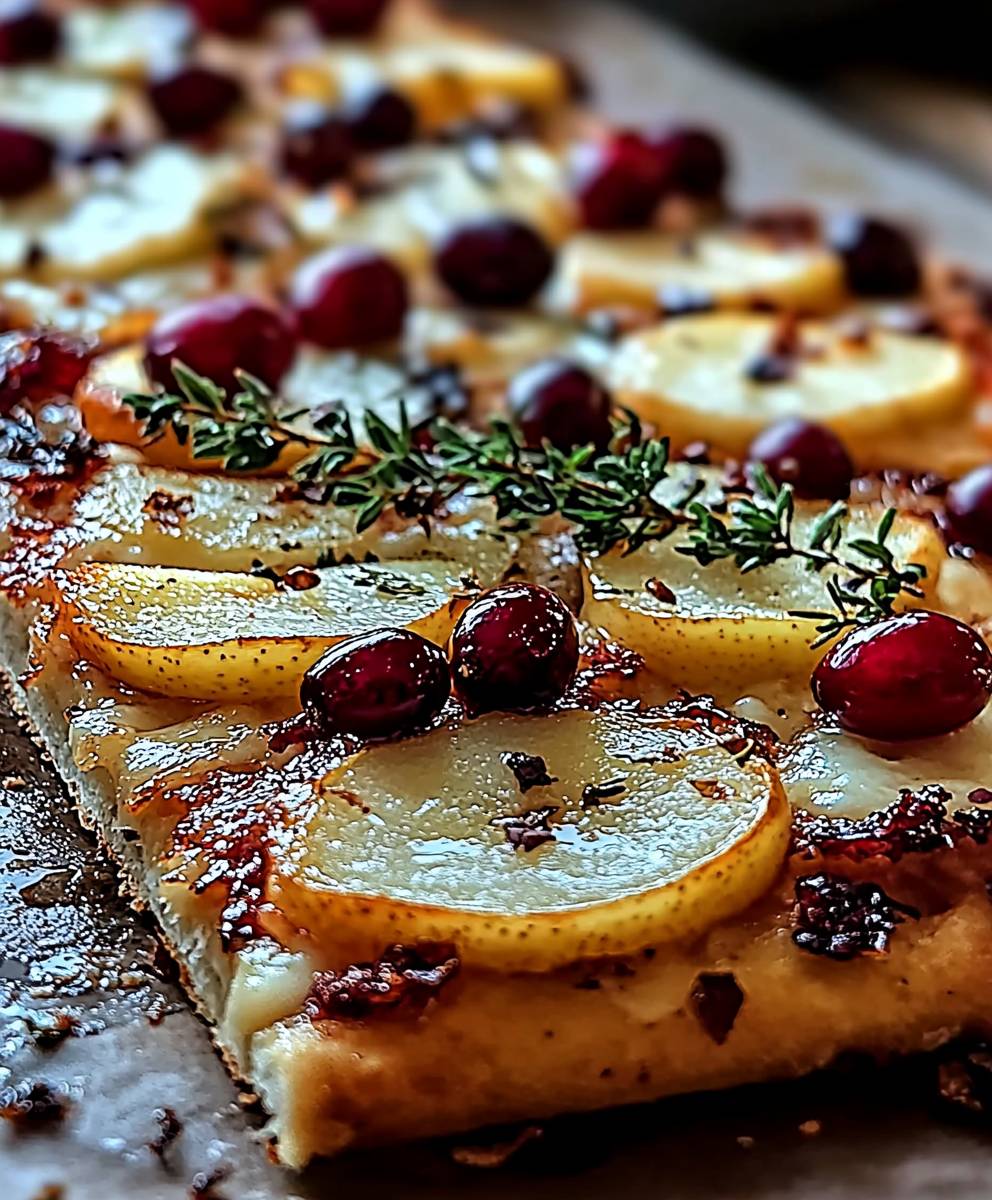 Roasted Pear Flatbread
