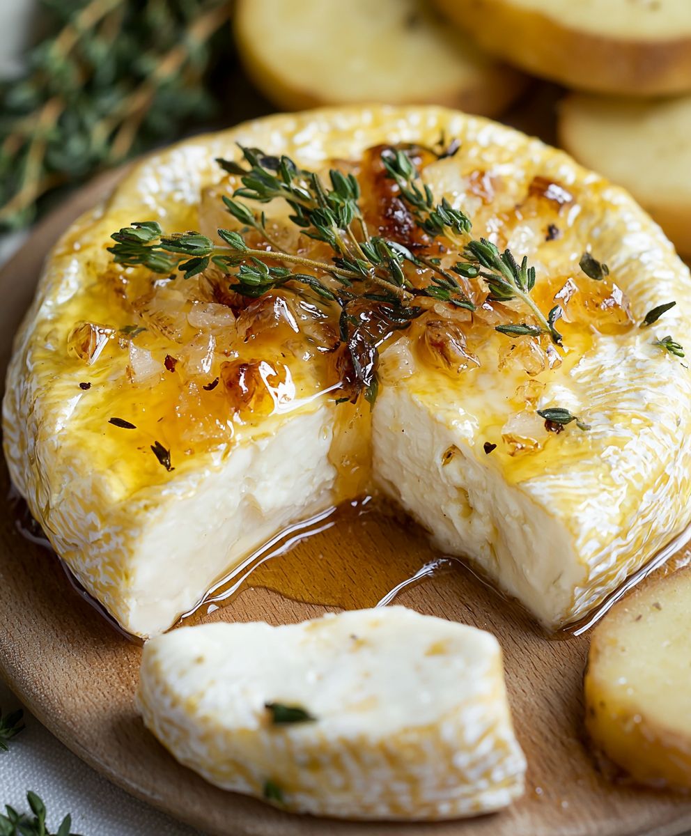 Air Fryer Brie with Honey