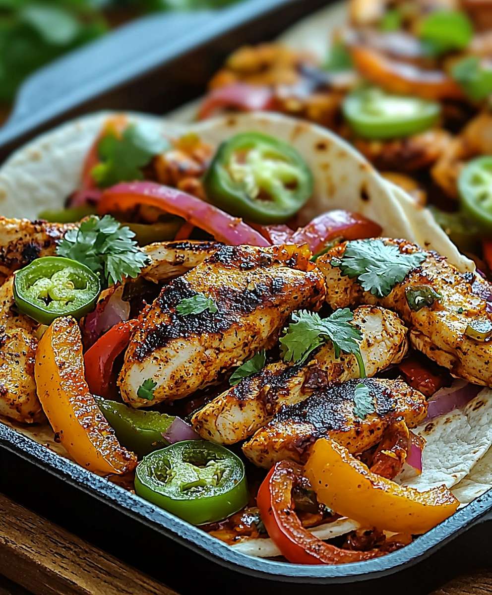 Jalapeño Lime Chicken Fajitas
