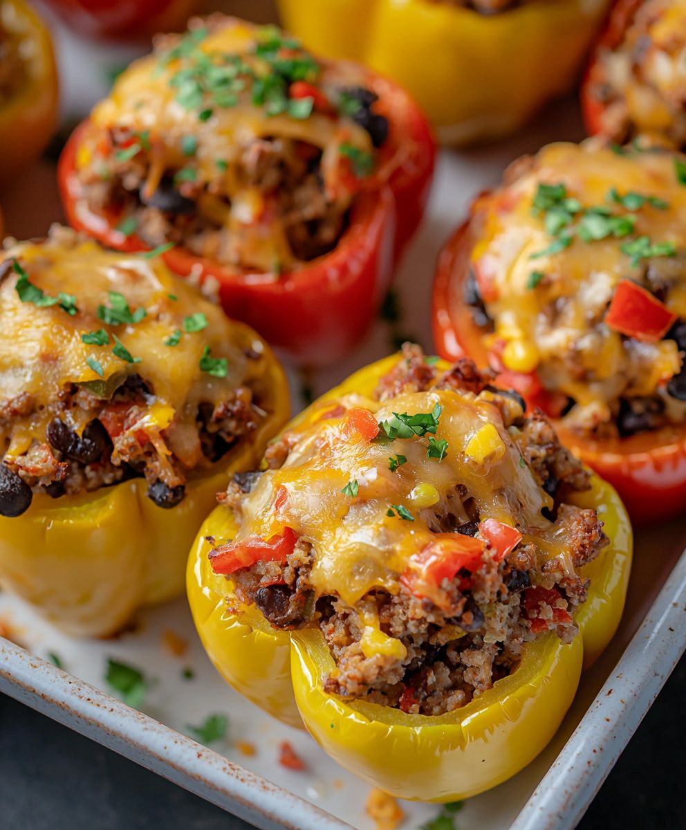 Stuffed Taco Bell Peppers