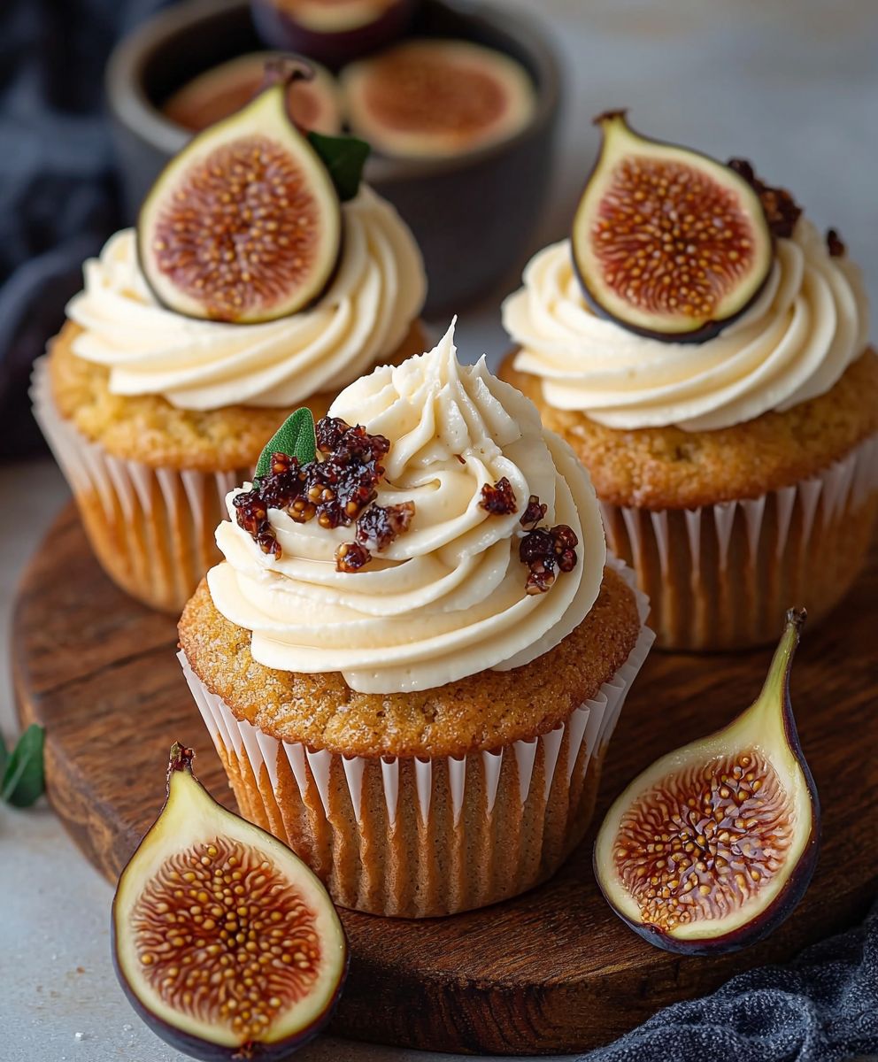 Fig Honey Cupcakes