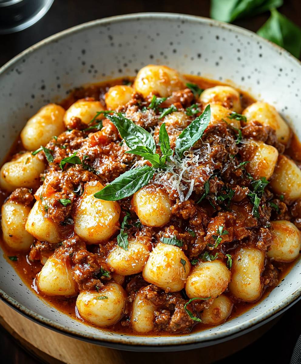 Gnocchi Bolognese