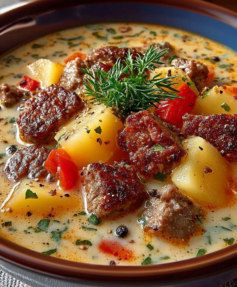 Hamburger Potato Soup