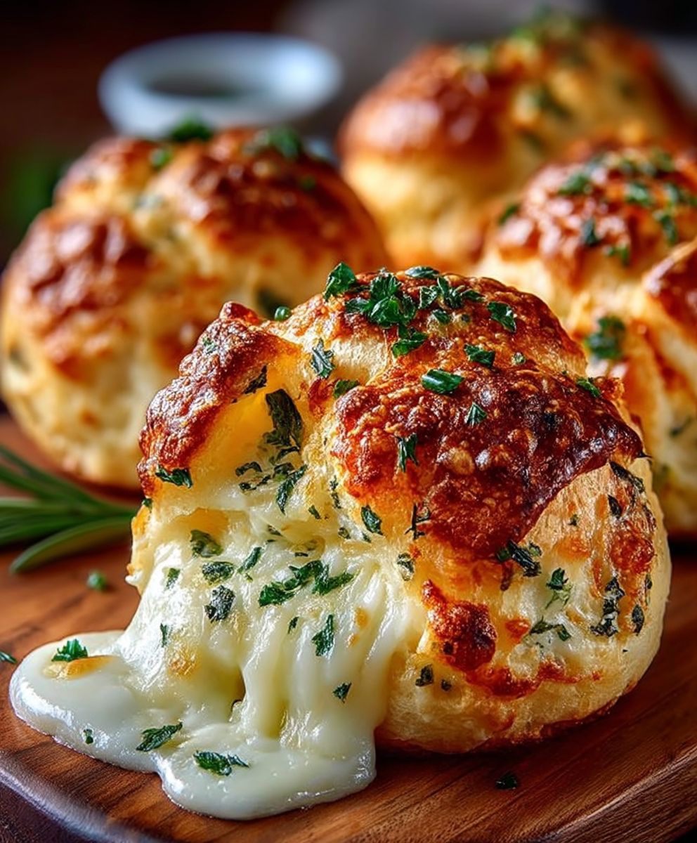 Garlic Butter Cheese Bombs