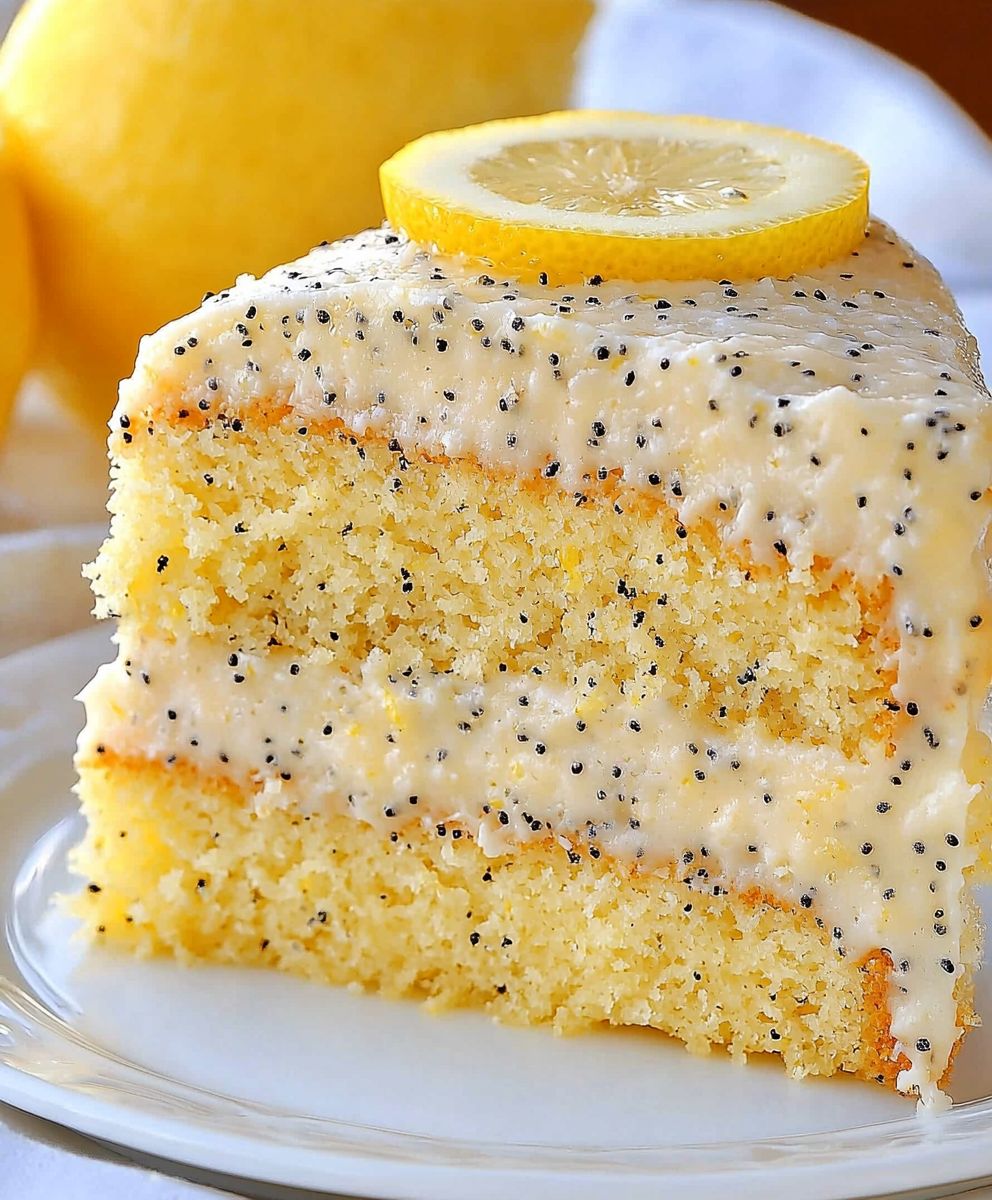 Lemon Poppy Seed Cake