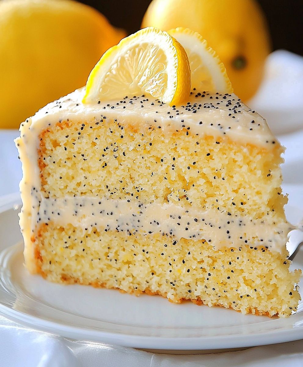 Lemon Poppy Seed Cake