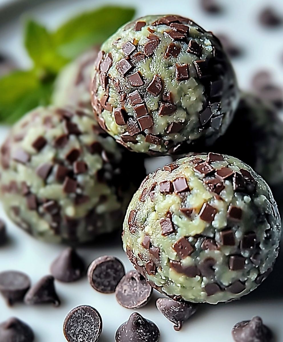 Mint chocolate chip protein