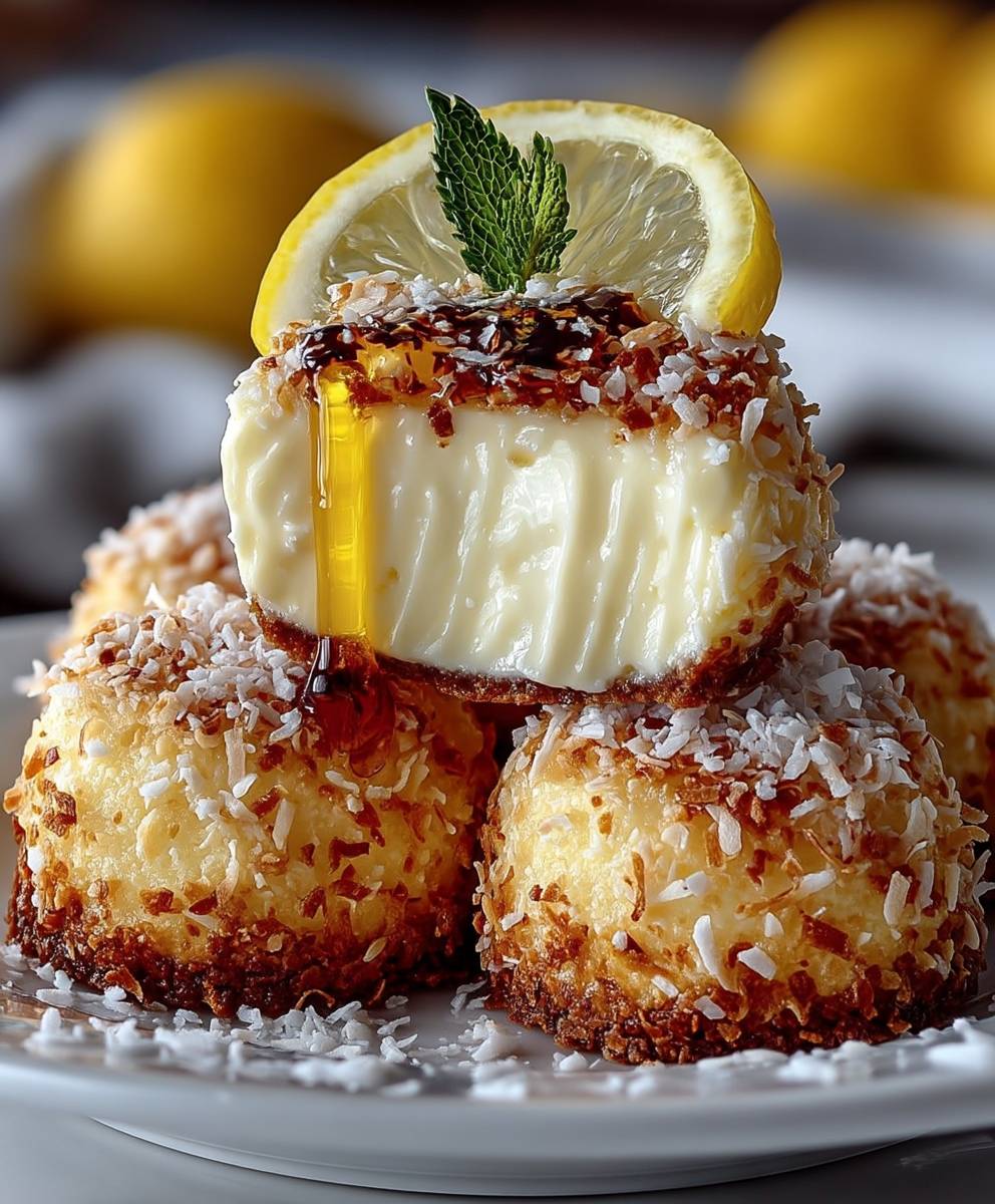 Lemon Coconut Cheesecake Cookies