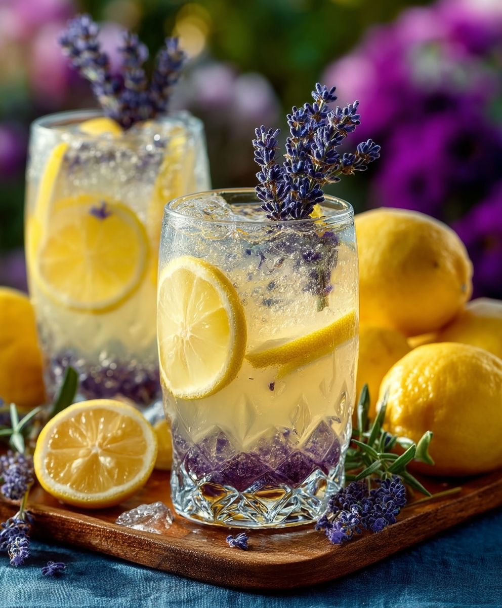 Coconut Lavender Lemonade Mocktail