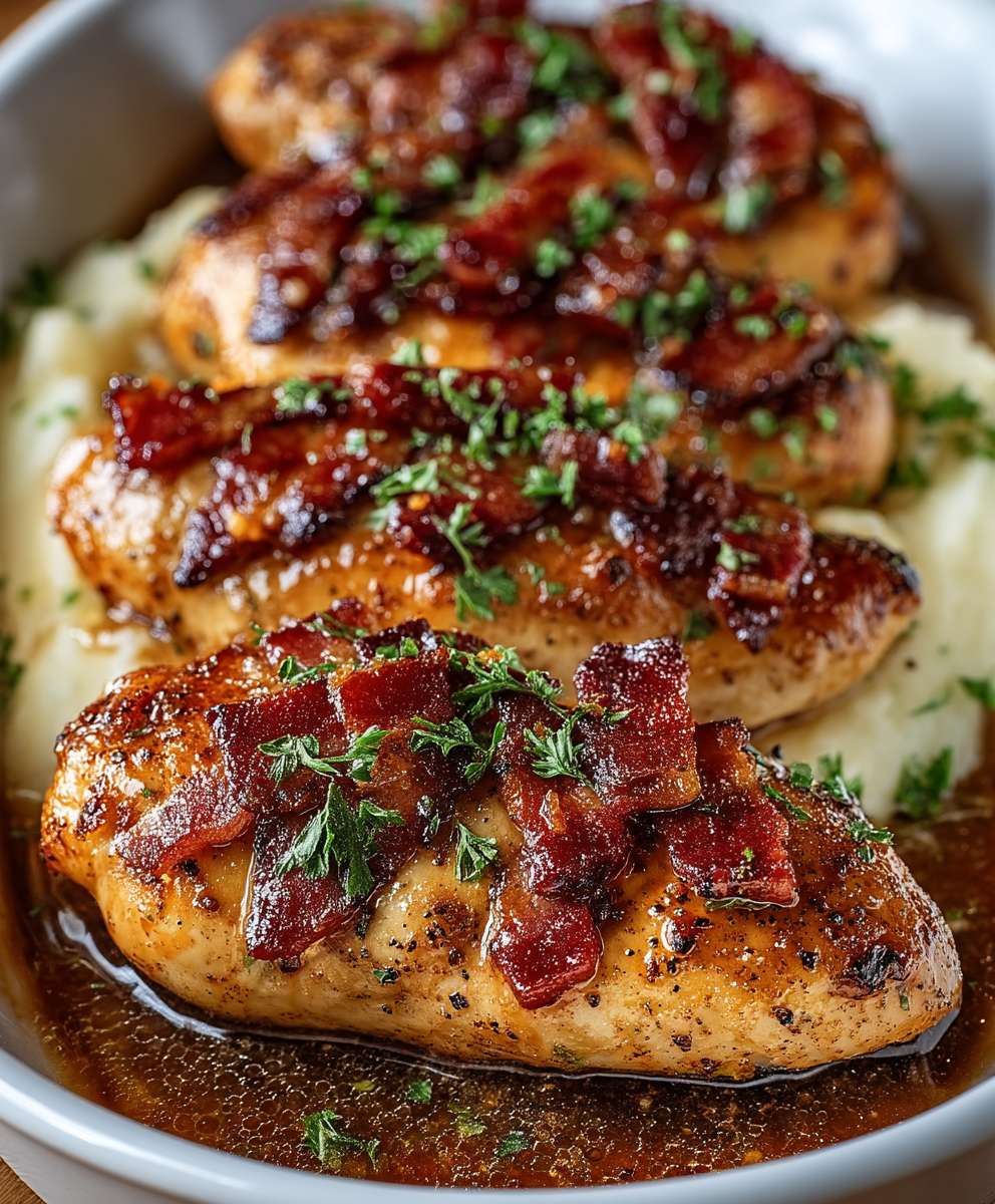 Maple Garlic Bacon Chicken