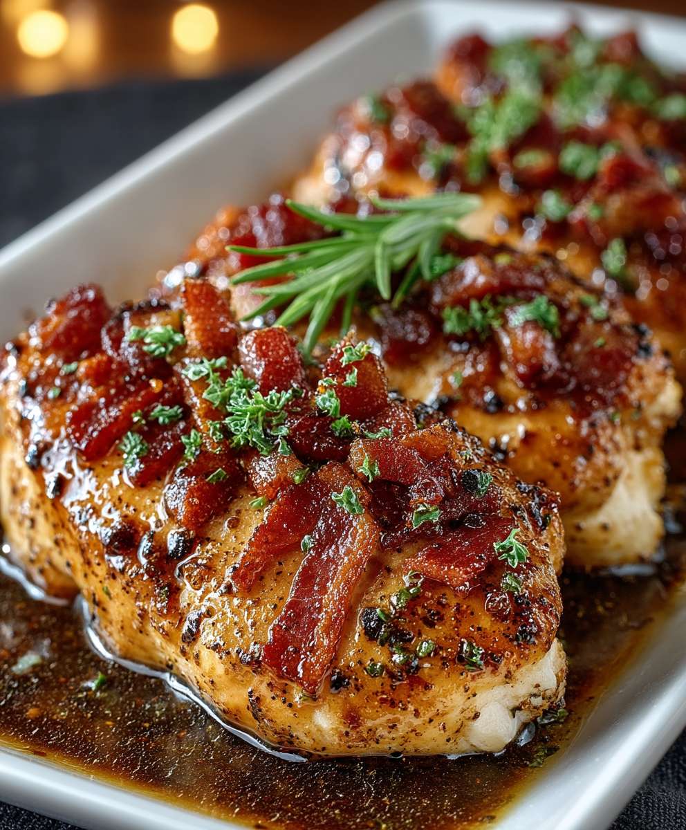 Maple Garlic Bacon Chicken