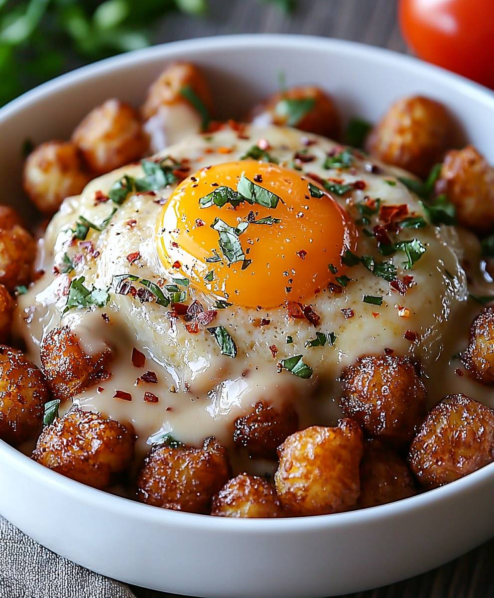 Tater Tot Breakfast Bowl