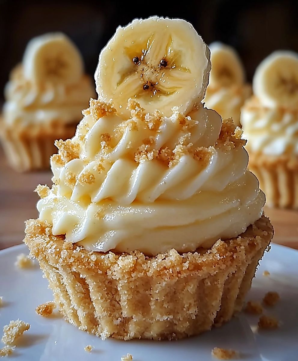 No bake banana cream pies