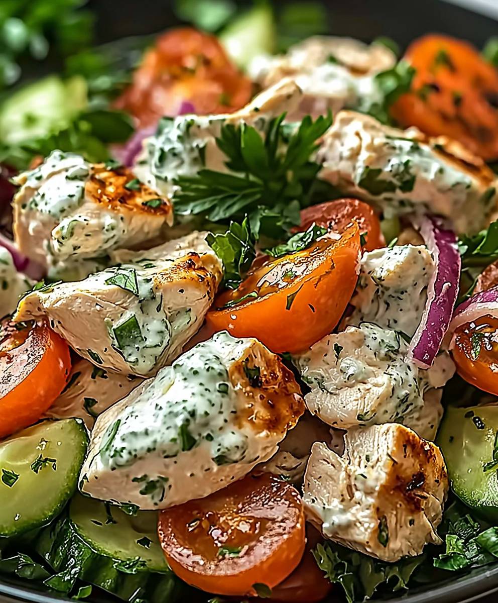 Mediterranean Chicken Salad