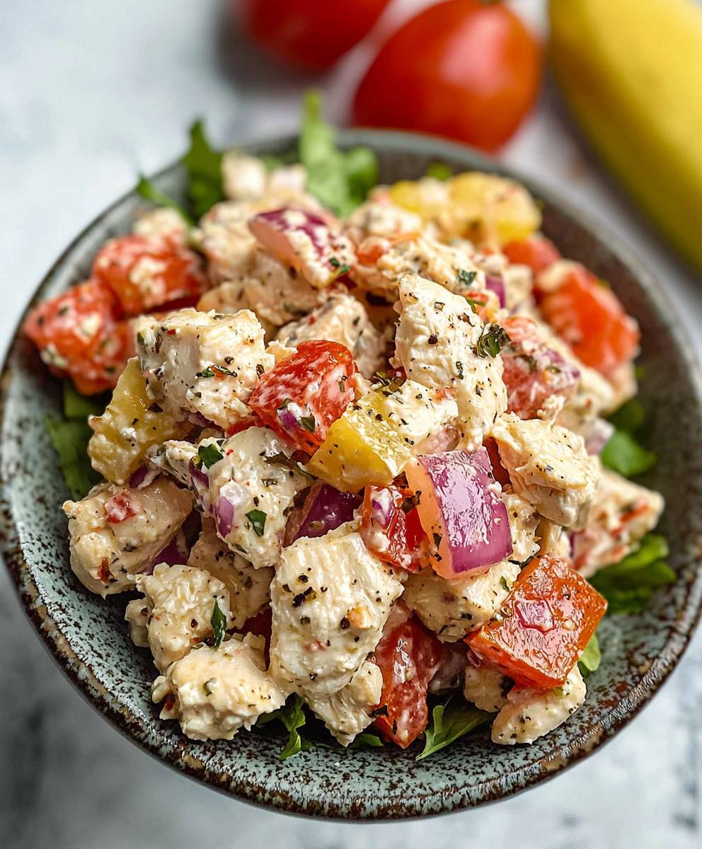 Italian Grinder Chicken Salad