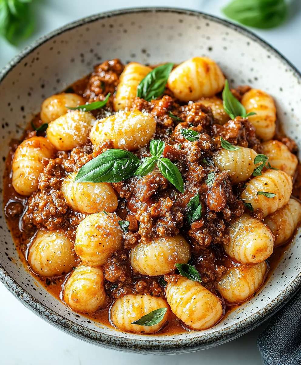 Gnocchi Bolognese