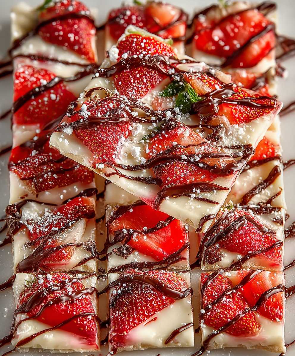 Strawberry Yogurt Bark