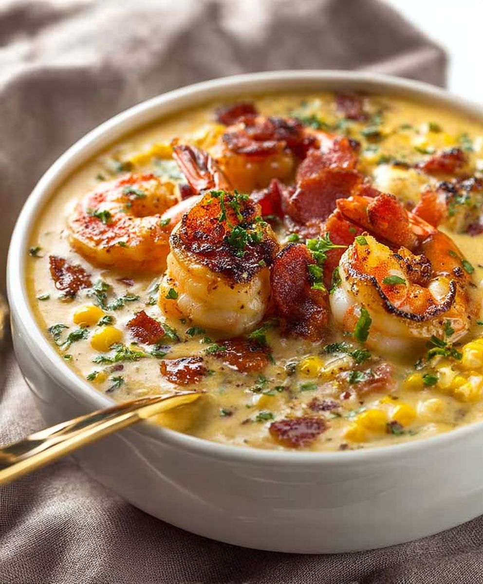 Bacon Shrimp Corn Chowder
