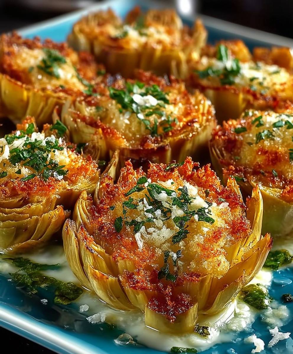 Parmesan Artichoke Hearts