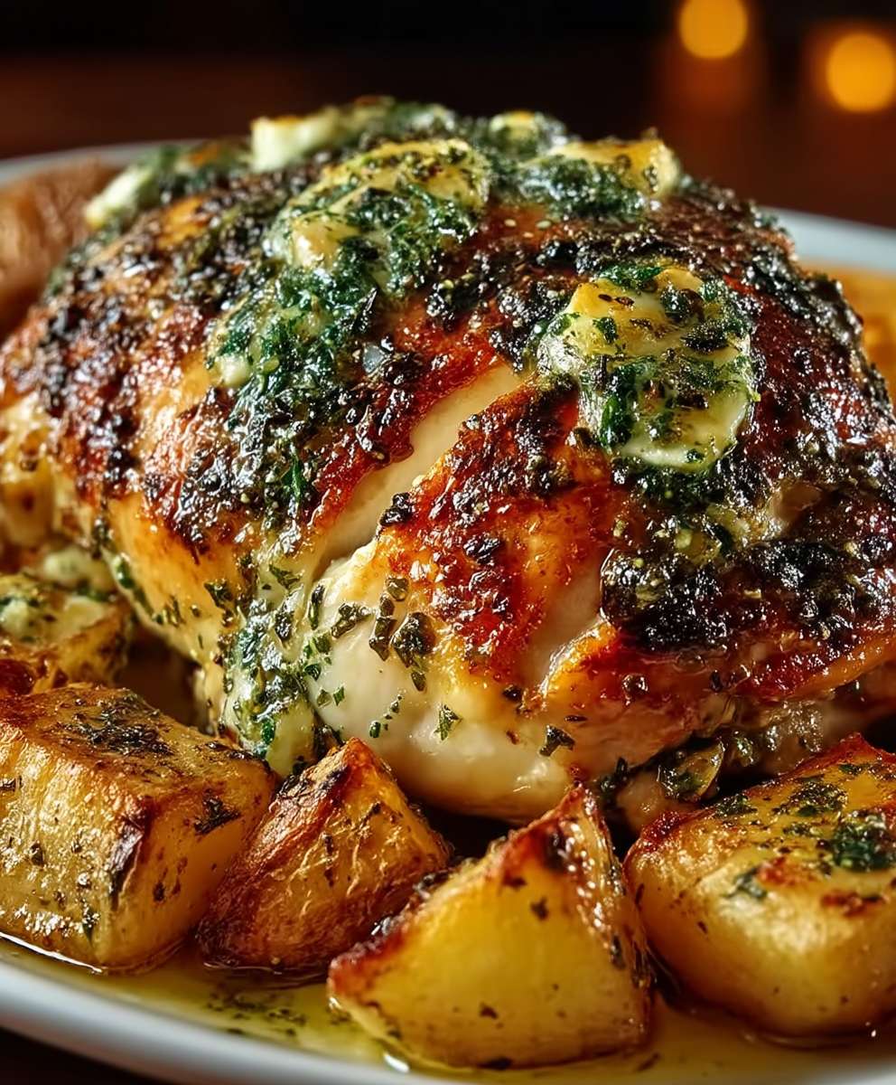 Garlic Herb Roasted Chicken