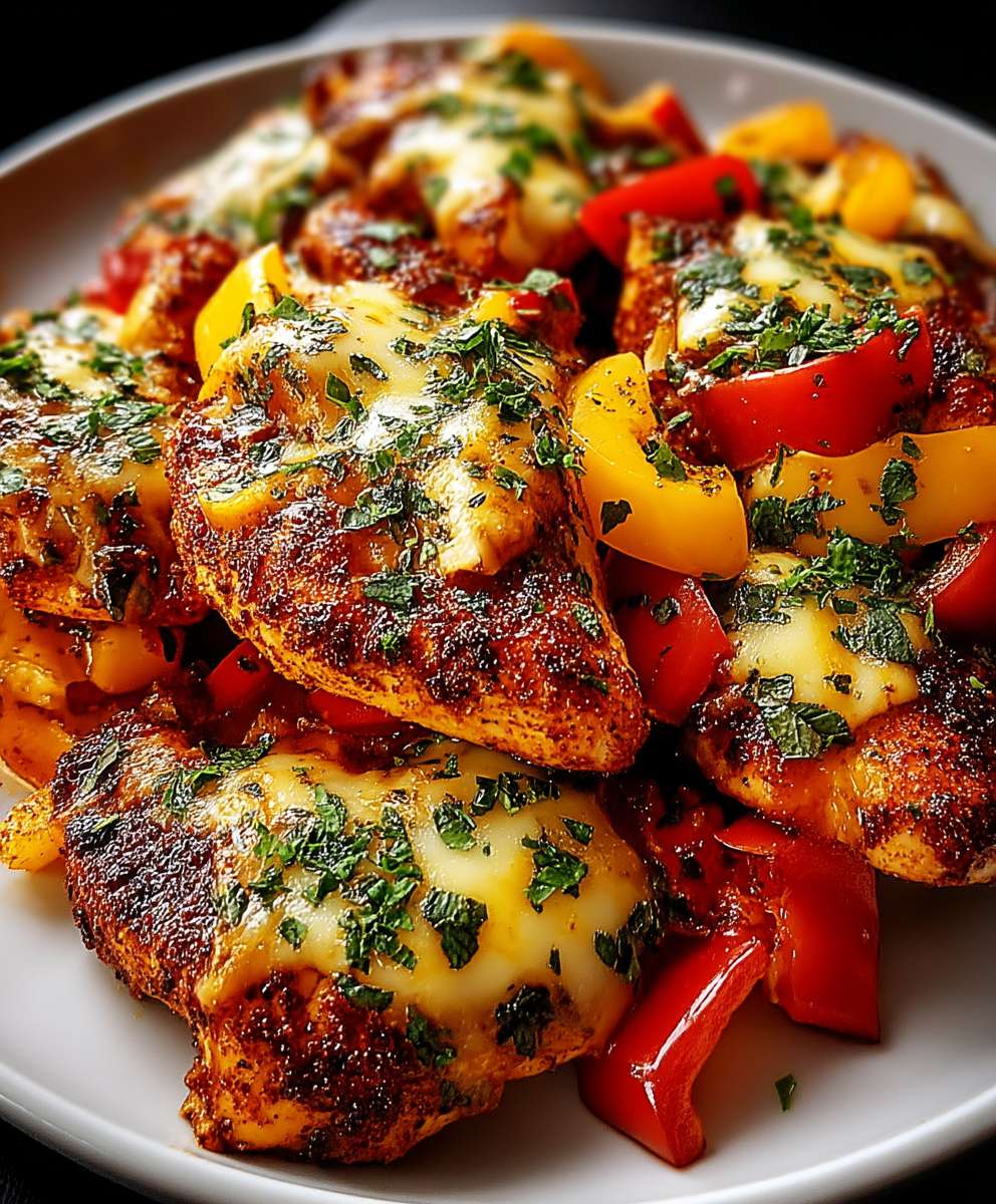 Cajun Chicken Bell Peppers
