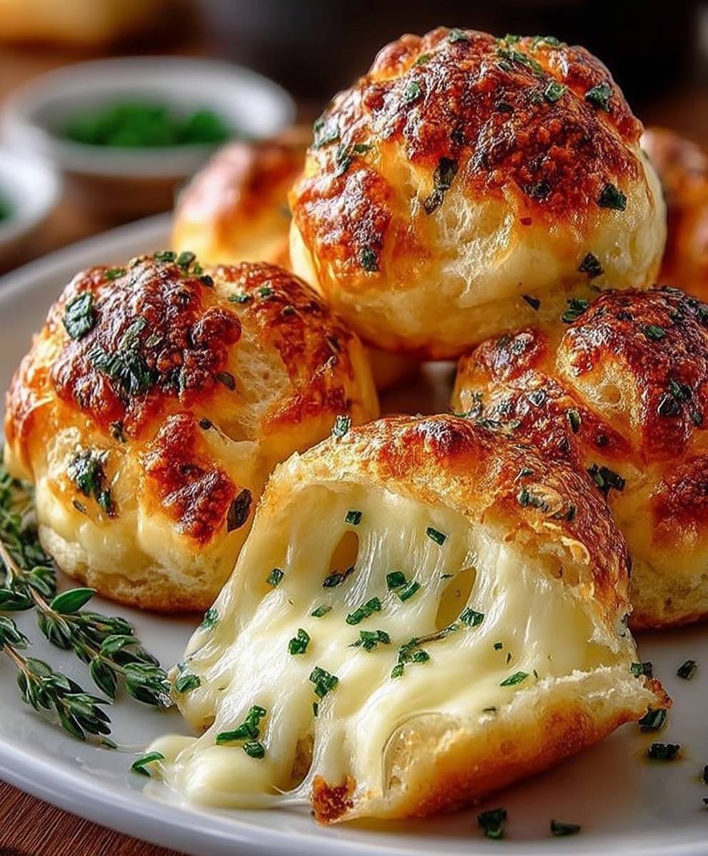 Garlic Butter Cheese Bombs