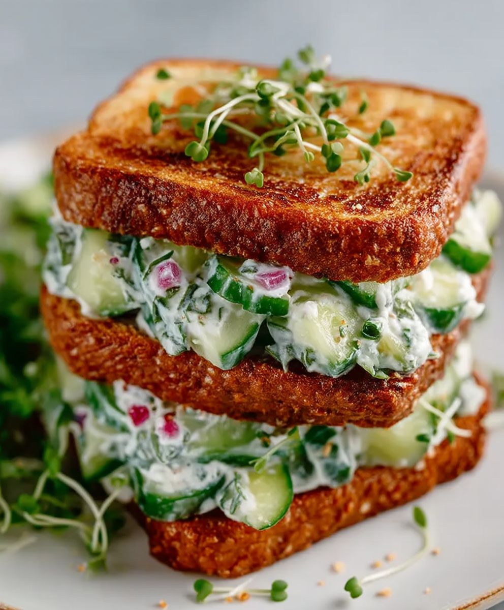 Cucumber Salad Sandwiches