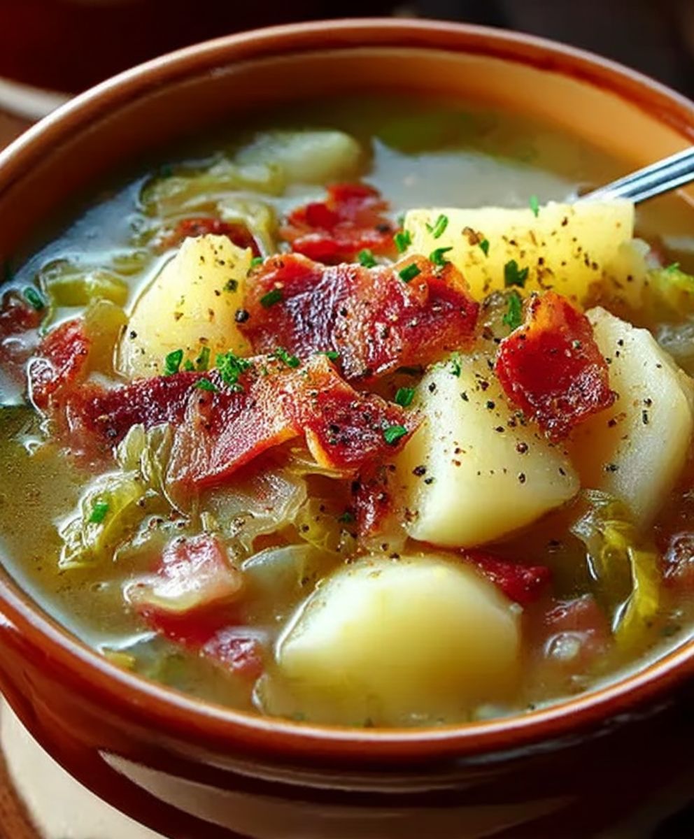 Bacon Cabbage Potato Soup
