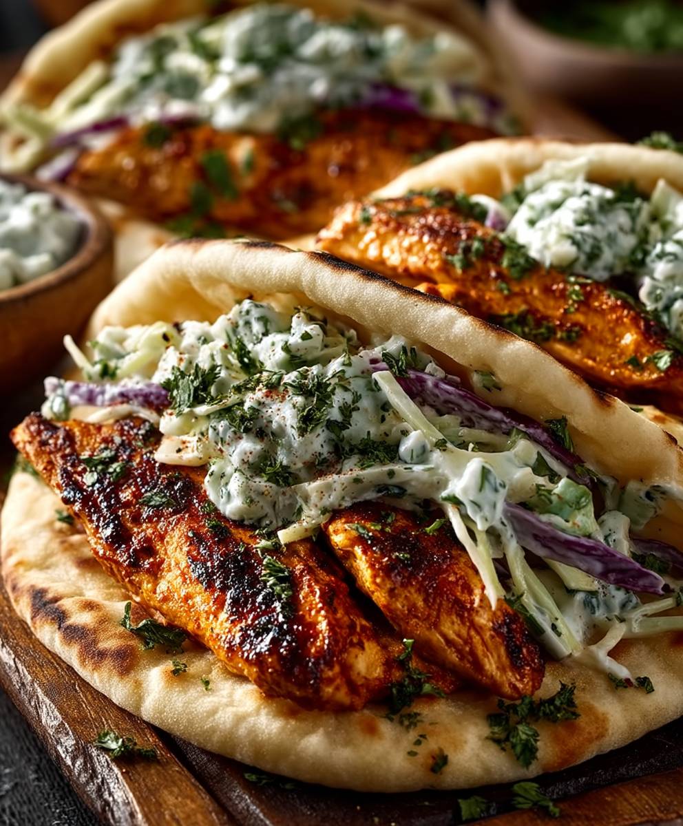 Sheet Pan Chicken Pitas