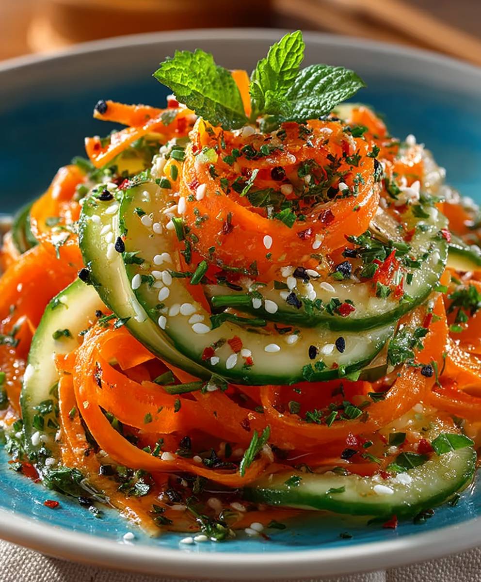 Cucumber Carrot Salad